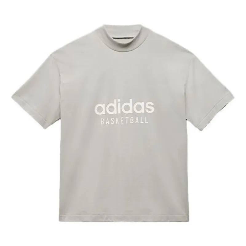 adidas Basketball T-shirt 'Grey' IA3447 sold by KicksCrew