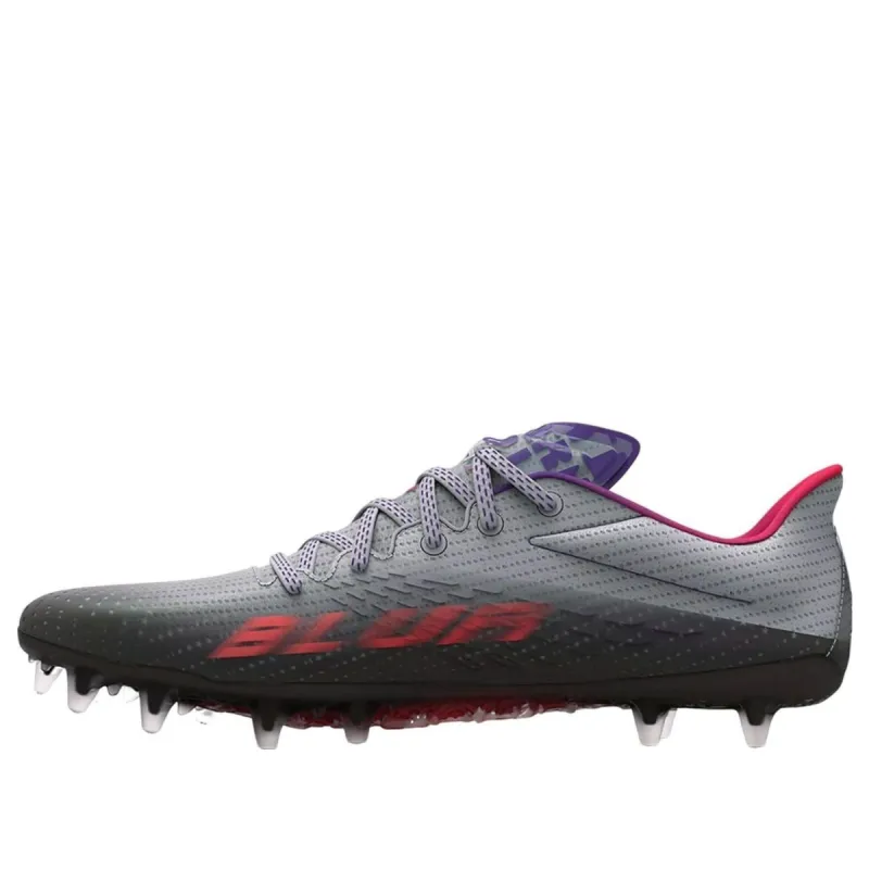(WMNS) Under Armour Blur Smoke MC Football Cleats 'Grey Black' 3025123-100 sold by KicksCrew