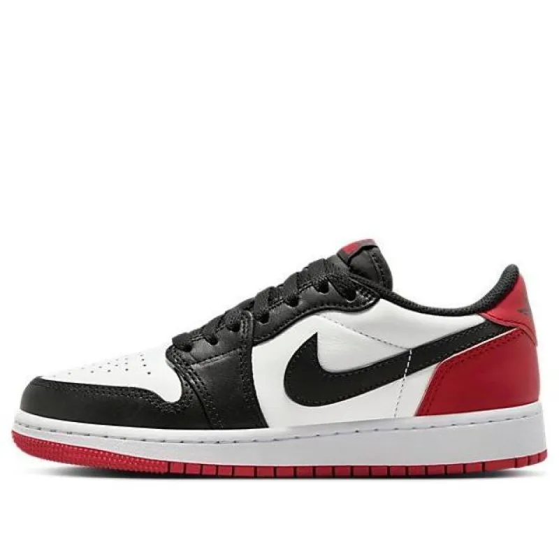 (GS) Air Jordan 1 Retro Low OG 'Black Toe 2023' CZ0858-106 sold by KicksCrew