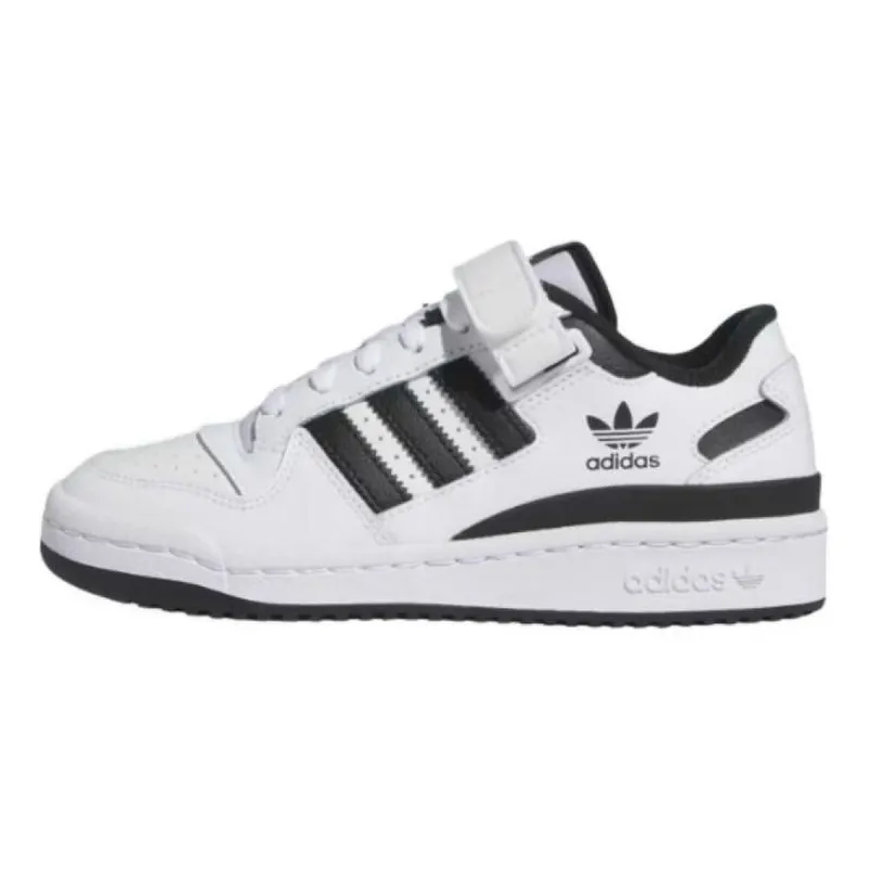(GS) Adidas Originals FORUM Low 'White Black' IF2649 sold by KicksCrew