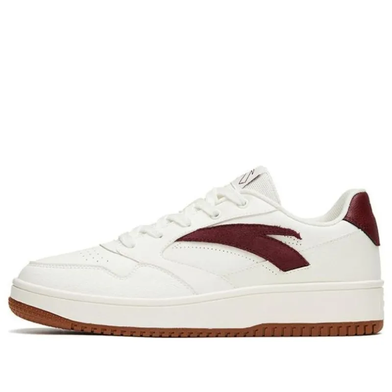 (WMNS) ANTA Casual High Top Sneakers 'White Brown' 922318060-3 sold by KicksCrew