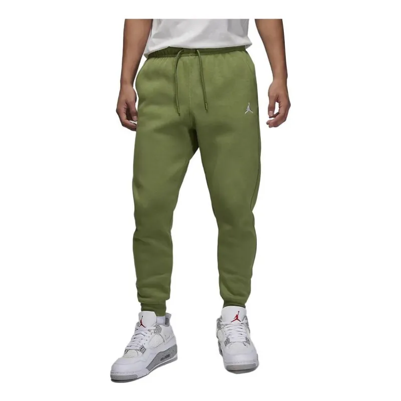 Air Jordan Essentials Fleece Pants Asia Sizing 'Light Olive Green' FJ7780-340 sold by KicksCrew