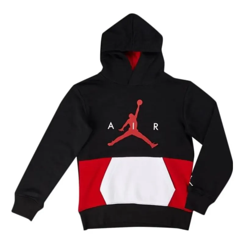 (GS) Air Jordan jumpman pullover hoodie 'Black' 95B032-023 sold by KicksCrew