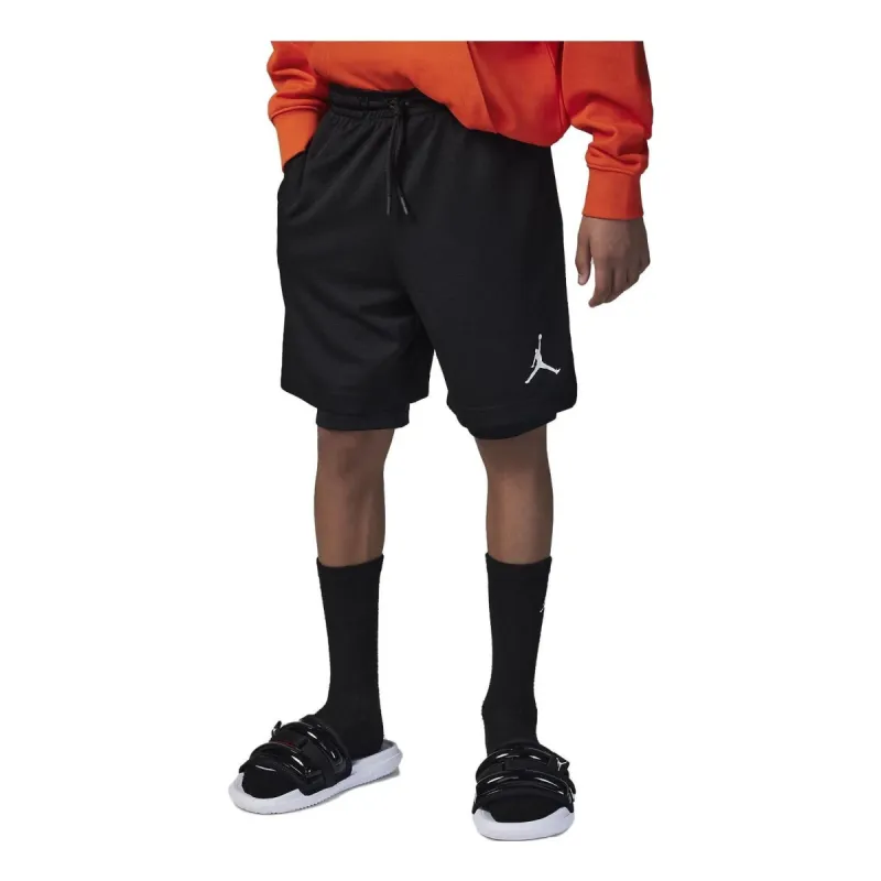 (GS) Air Jordan Logo Training Shorts 'Black' FJ5375-010 sold by KicksCrew