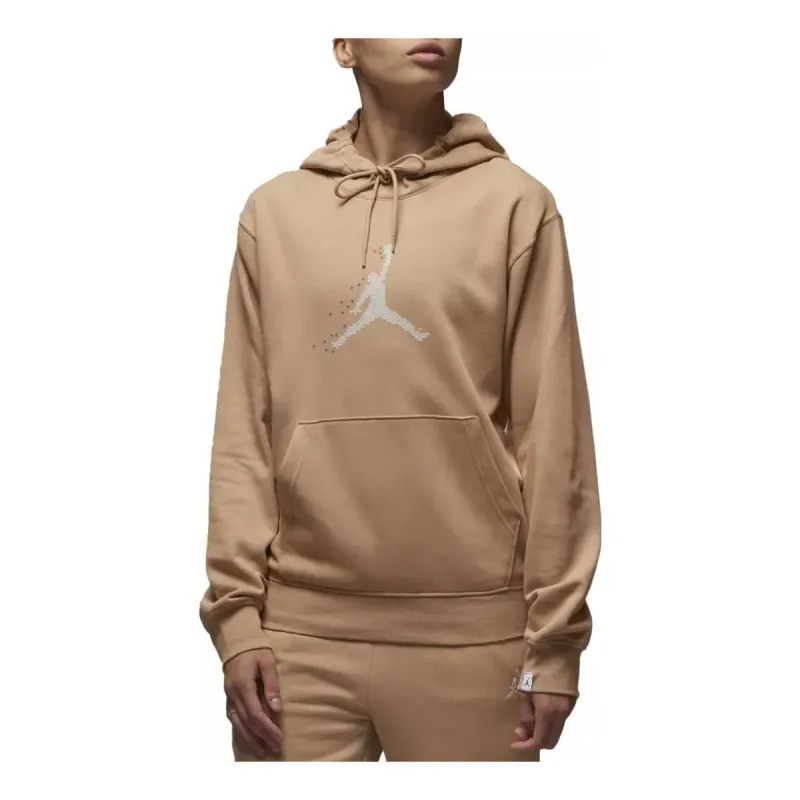 Air Jordan Festive Fleece Pullover Hoodie 'Hemp' FD7465-200 sold by KicksCrew