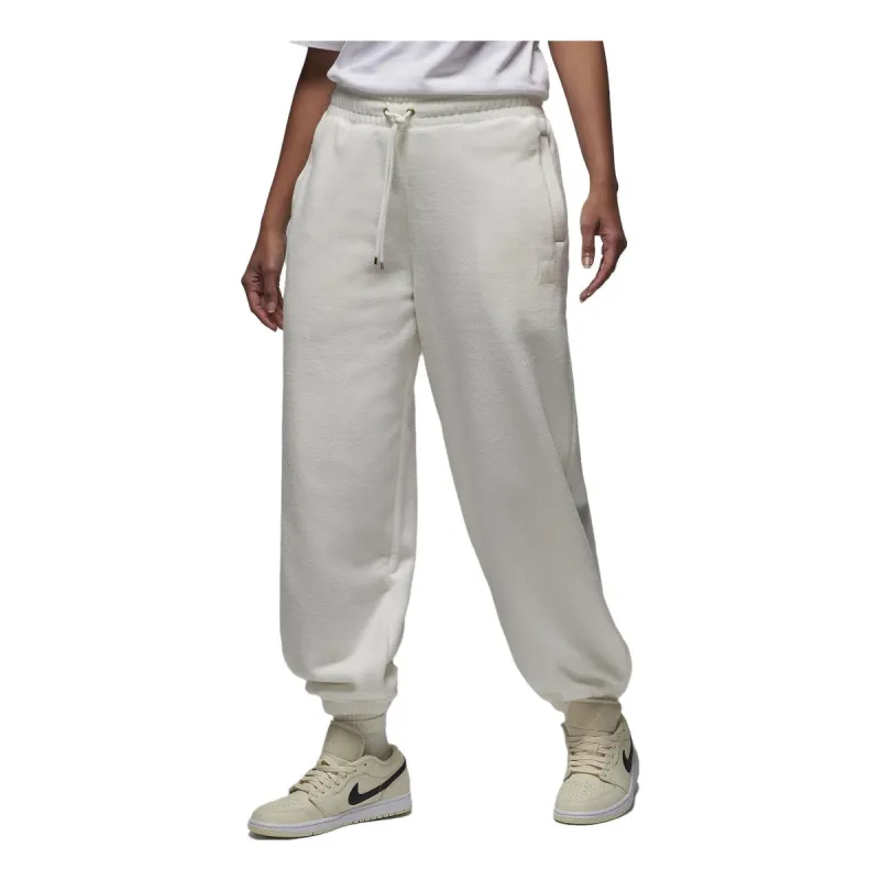 (WMNS) Air Jordan Flight Fleece Winterized Pants 'Sail' FD7234-133 sold by KicksCrew