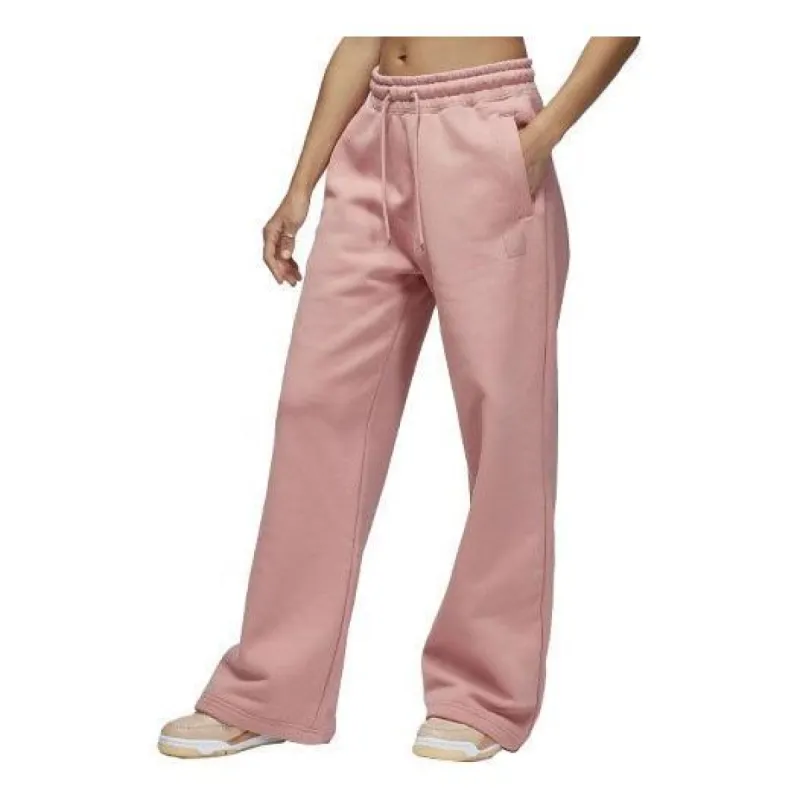 (WMNS) Air Jordan Flight Fleece Pants 'Pink' FD7224-618 sold by KicksCrew