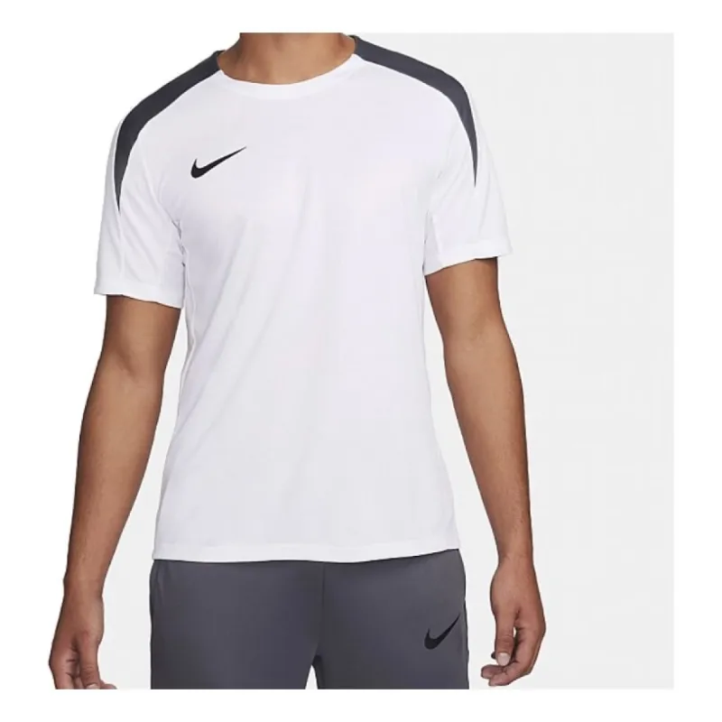 Nike Strike Dri-FIT Short-Sleeve Soccer Top 'White Iron Grey' FN2399-100 sold by KicksCrew