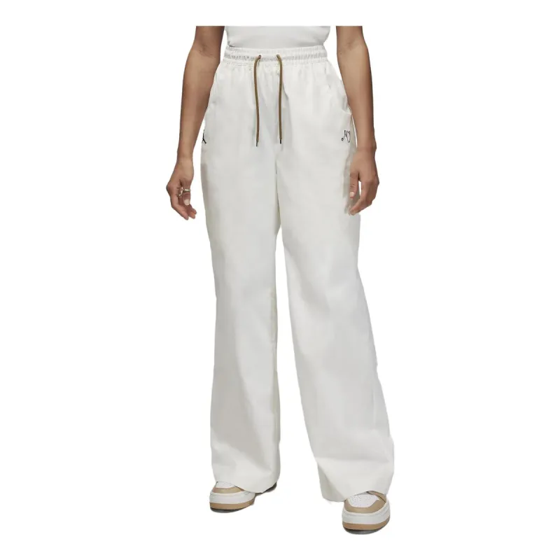 (WMNS) Air Jordan Brand Woven Pant 'White' FB5122-133 sold by KicksCrew