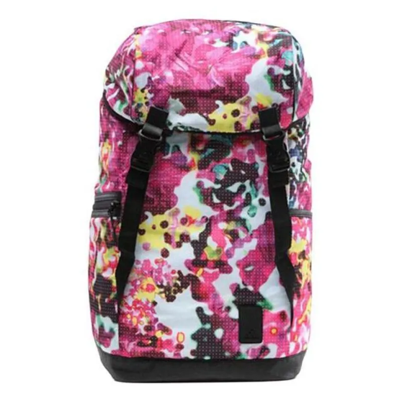 adidas Graffiti Printed Backpack 'Pink Black' AJ4284 sold by KicksCrew