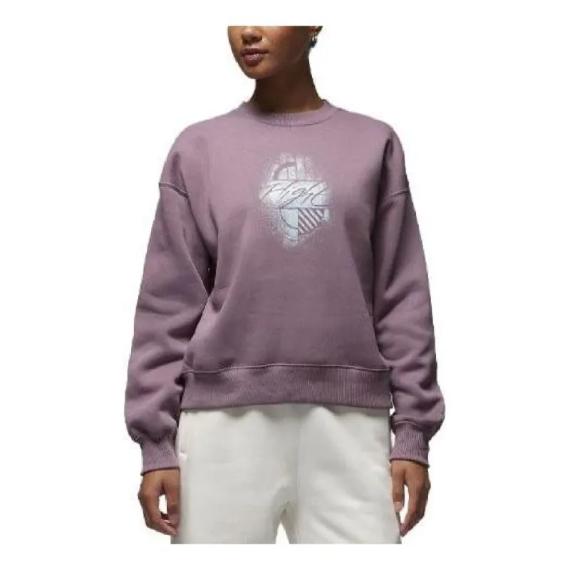 (WMNS) Air Jordan Brooklyn Fleece Graphic Hoodie 'Mauve' FD7154-508 sold by KicksCrew