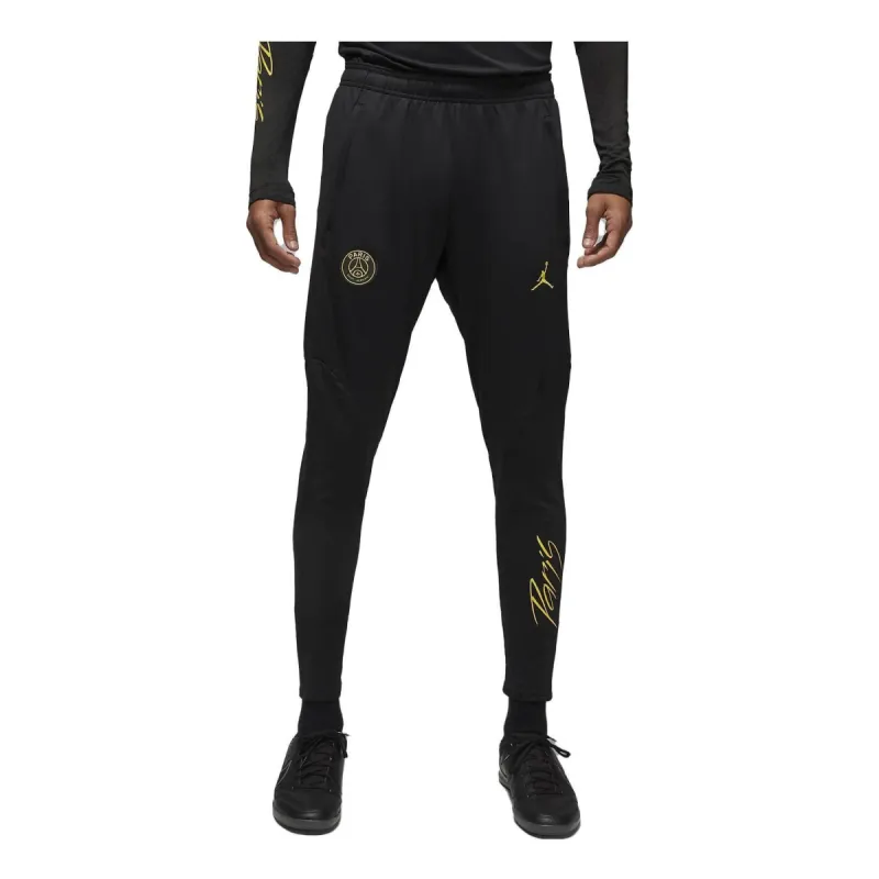 Air Jordan Dri-FIT Knit Football Pants Paris Saint-Germain Strike 'Black' DR4738-010 sold by KicksCrew