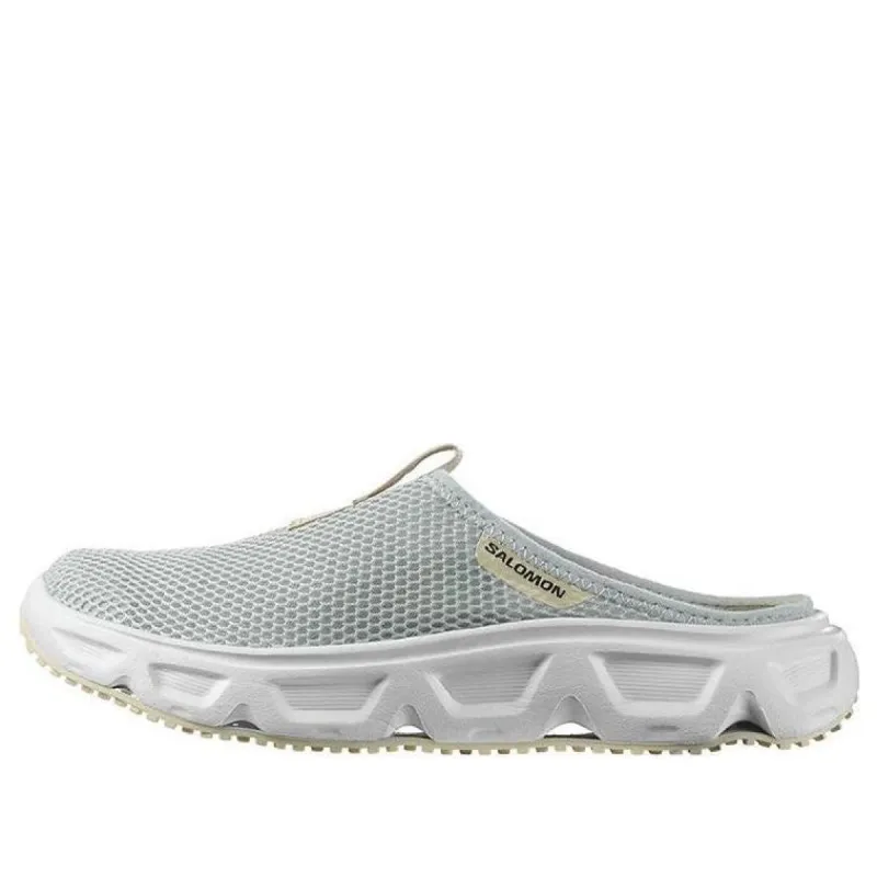 (WMNS) SALOMON Reelax Slide 6.0 'Grey White' 471126 sold by KicksCrew