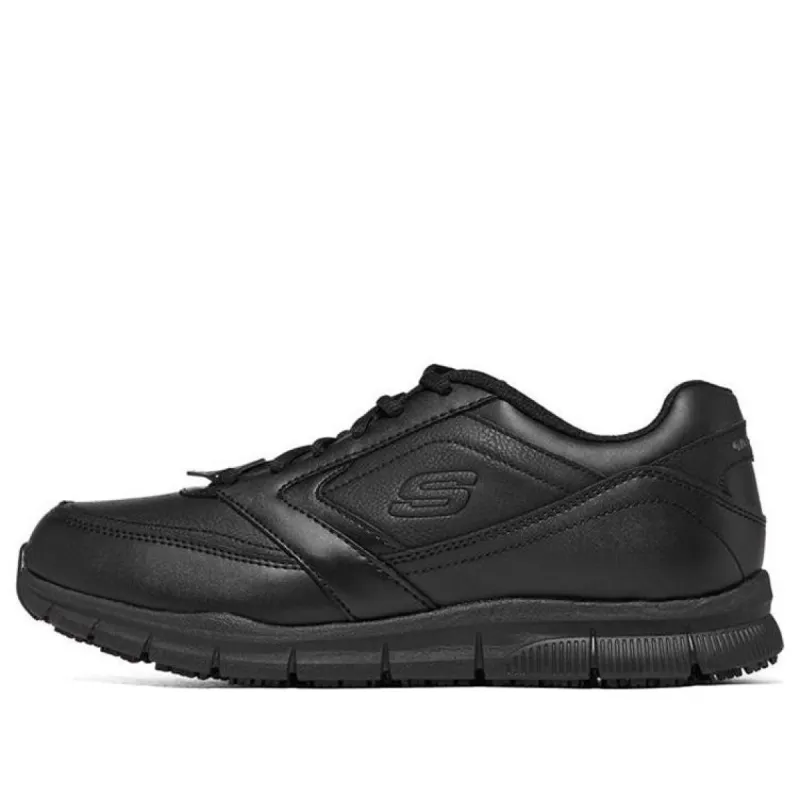 Skechers Work Nampa Slip Resistant Shoes 'Black' 77156-BLK made by Skechers