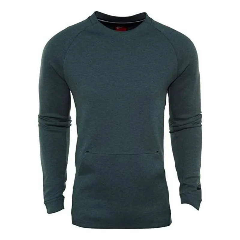 Nike Tech Fleece Crew Neck 'HASTA HEATHER' 805140-386 sold by KicksCrew