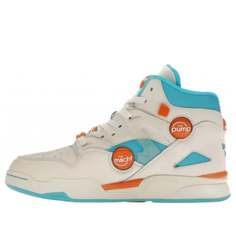 Reebok x MSCHF R Pump Omni Zone 2 'White Blue Orange' MSCHF013 sold by KicksCrew