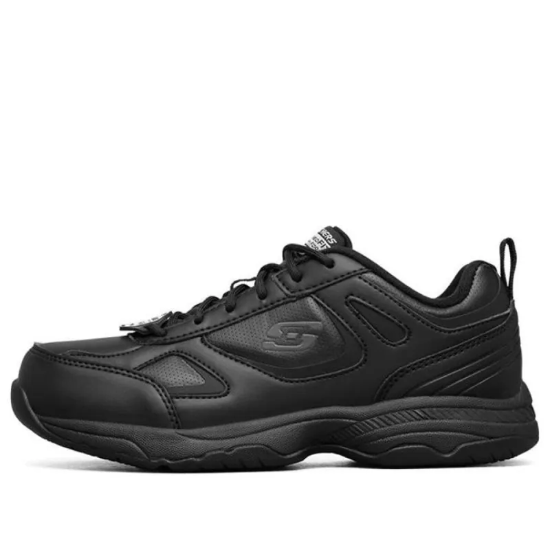 (WMNS) Skechers Work Relaxed Fit Dighton SR 'Black' 77200-BLK sold by KicksCrew
