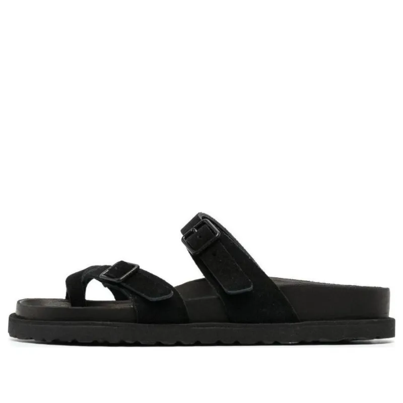 (WMNS) Birkenstock 1774 III Mayari Suede Leather Narrow Fit 'Black' 1025381 sold by KicksCrew