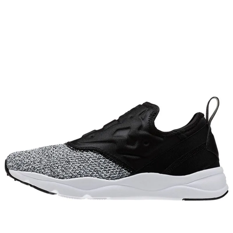 Reebok Furylite Slip-On Lux 'Black Grey' V69630 sold by KicksCrew