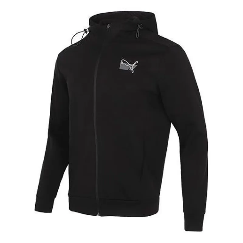 Puma Rad/cal Full Zip Hoodie 'Black White' 588826-01 sold by KicksCrew