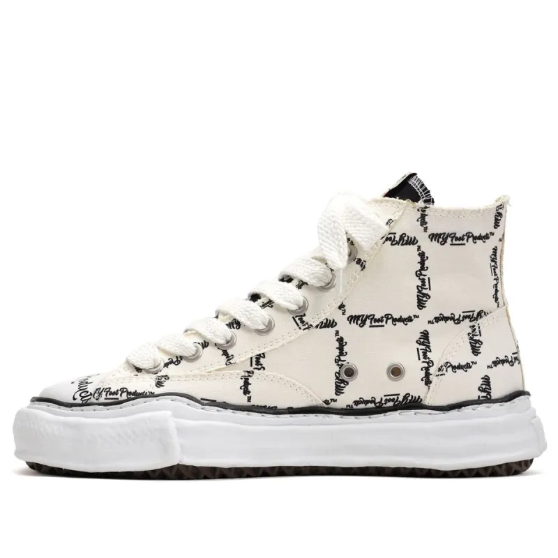 Maison MIHARA YASUHIRO PETERSON OG Sole MY Printed High-top Sneaker 'White' M04FW701-WHT sold by KicksCrew