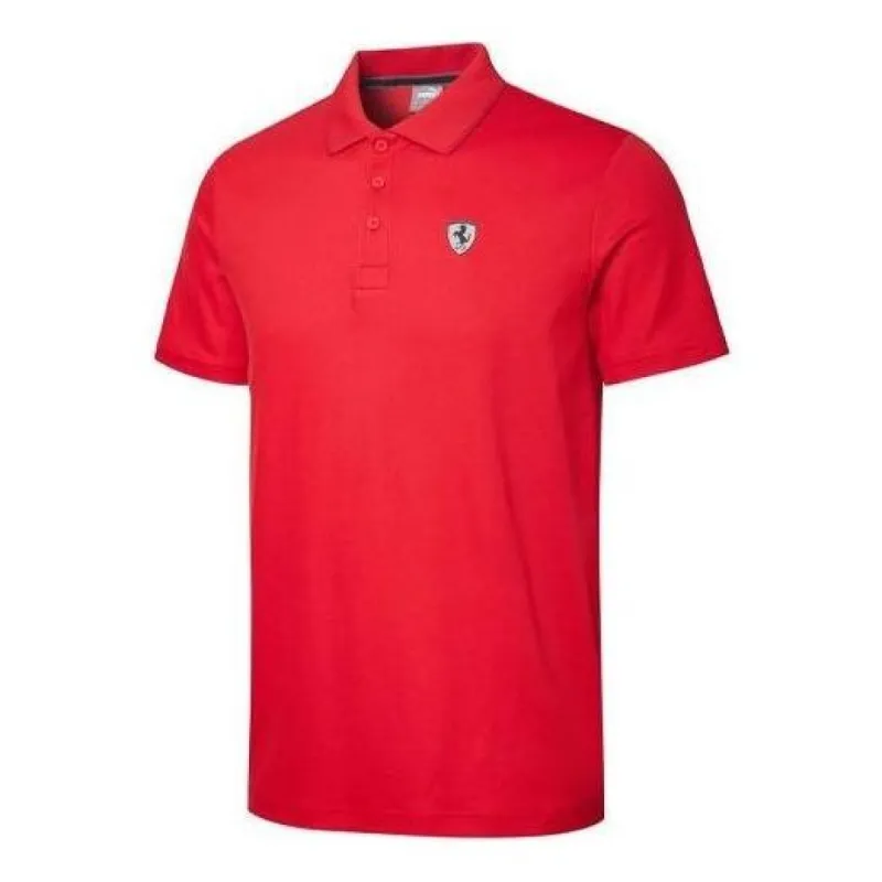 Puma x Ferrari Polo Shirt 'Red' 596124-02 sold by KicksCrew