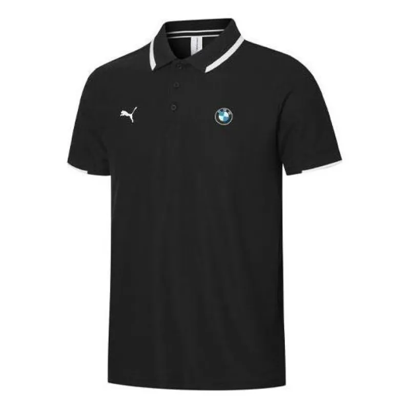 Puma x BMW Motorsport Polo Shirt 'Black White' 596101-01 sold by KicksCrew