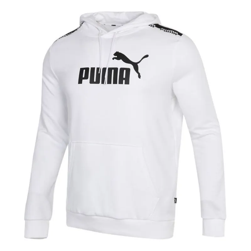 Puma Amplified Hoodie 'White Black' 588816-02 sold by KicksCrew