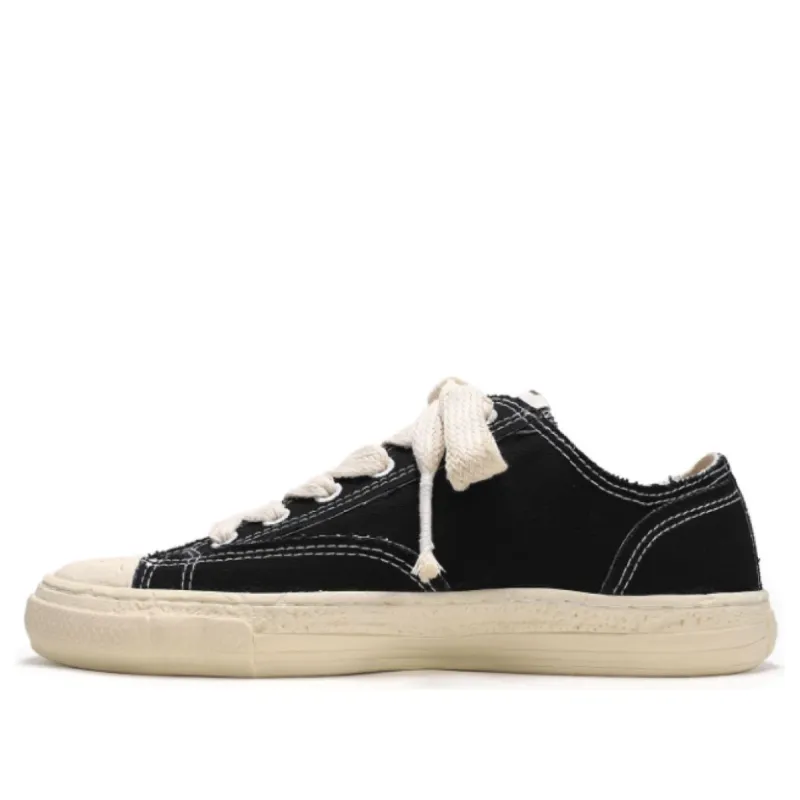 Maison MIHARA YASUHIRO PAST Sole 6 - Hole Low-top Sneaker 'Black' A06FW502-BLK sold by KicksCrew