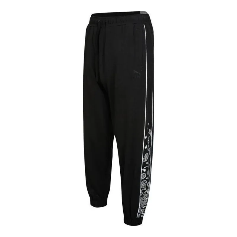 Puma Paisley Sweat Pants 'Black' 539524-01 sold by KicksCrew