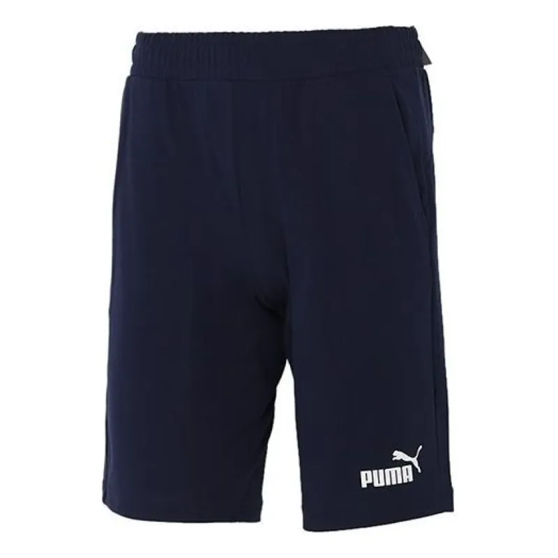 Puma Essentials Short 12" Cotton 'Navy White' 588722-06 sold by KicksCrew