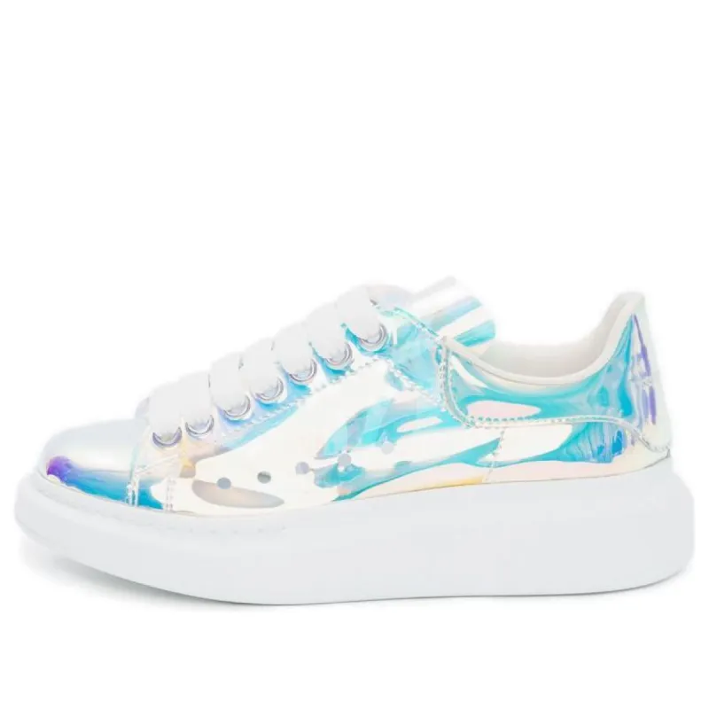 (WMNS) Alexander McQueen Oversized Sneaker 'White Multicolour' 558944W4LF28446 sold by KicksCrew