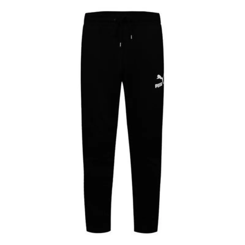 Puma Classics Sweatpants 'Black White' 595903-01 sold by KicksCrew
