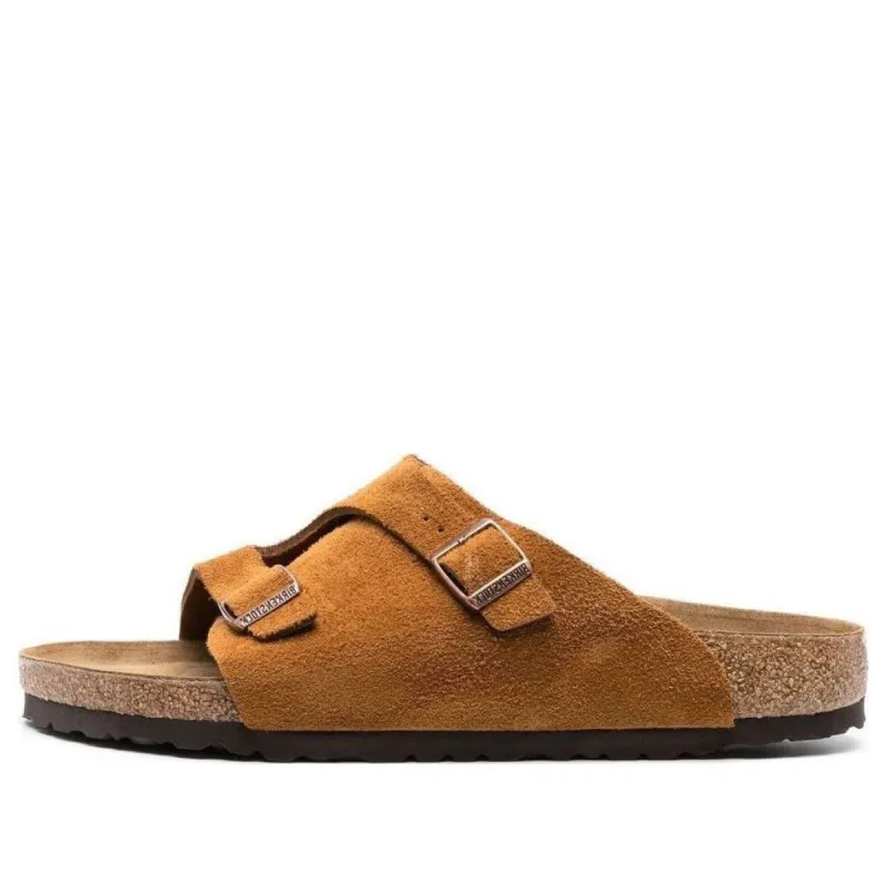 (WMNS) Birkenstock Zrich Suede Leather Narrow Fit 'Mink' 1023891 sold by KicksCrew