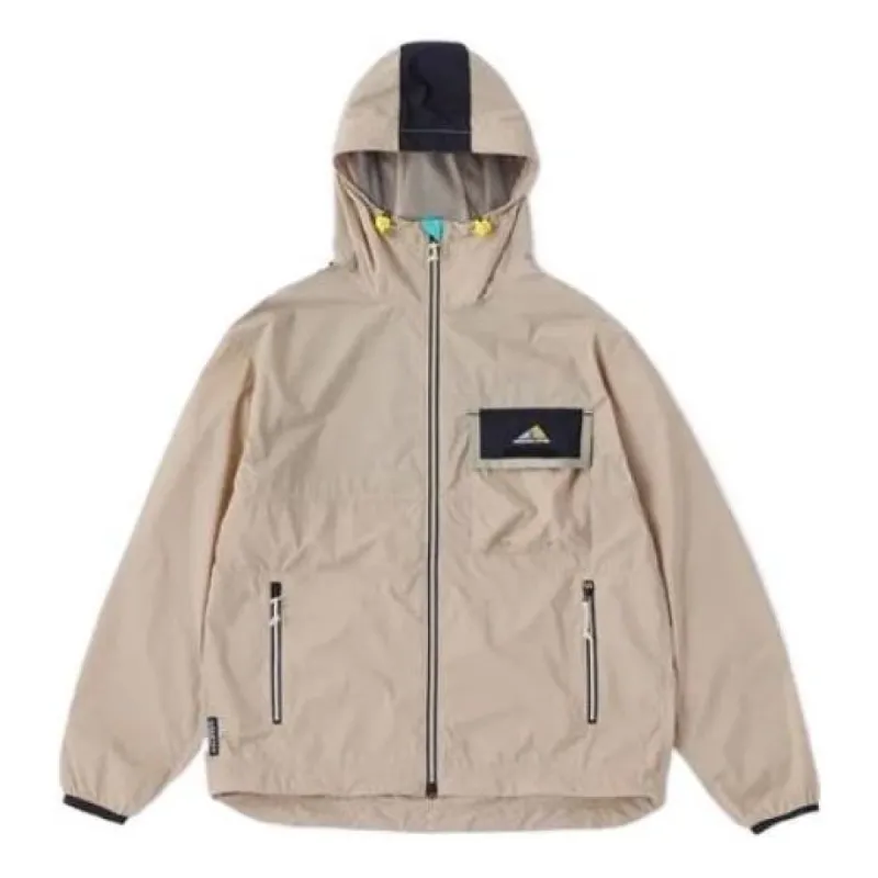 New Balance Athletics Nylon Jacket 'Beige Black' JMJL2271-INC sold by KicksCrew