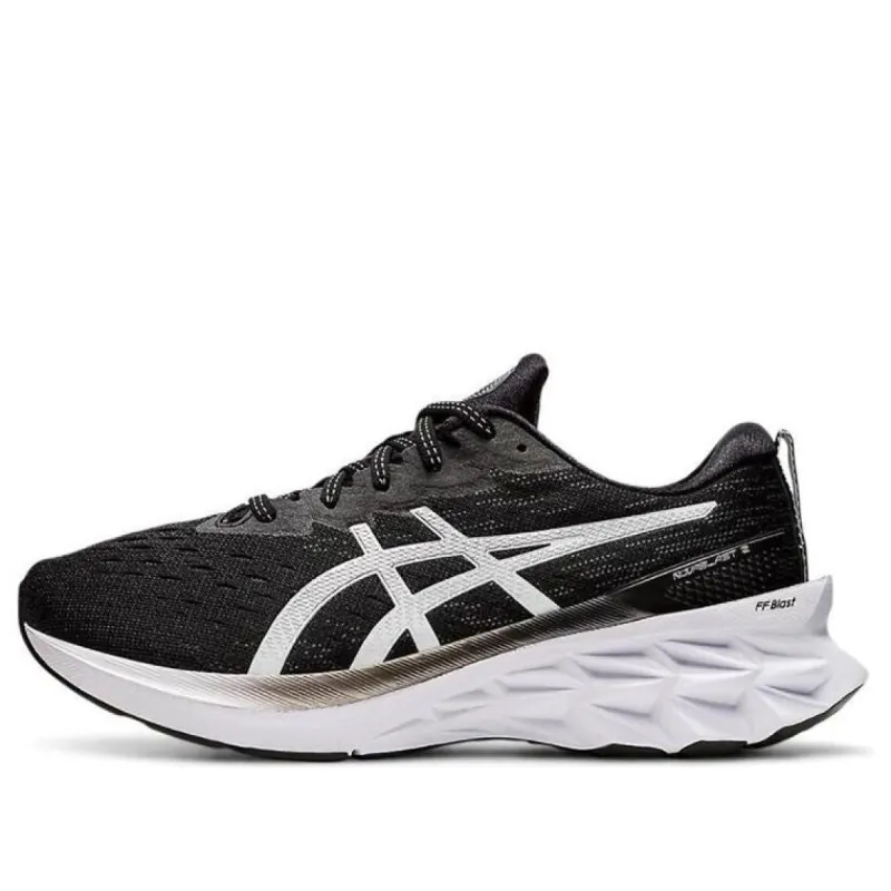 (WMNS) ASICS Novablast 2 'Black Pure Silver' 1012B049-001 sold by KicksCrew