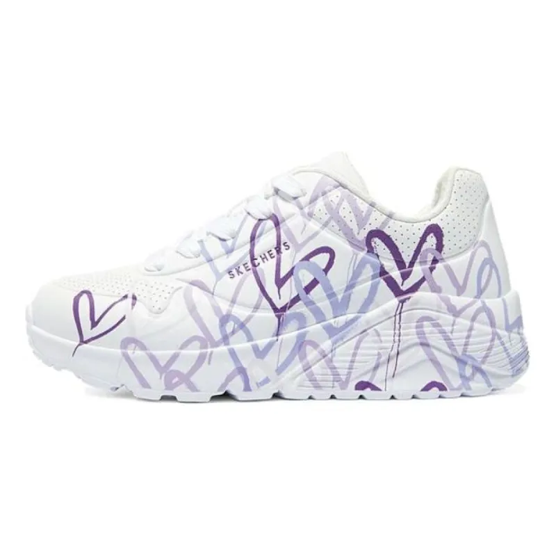 (GS) Skechers Uno-Spread The Love 'White Purple' 314064L-WLPR sold by KicksCrew