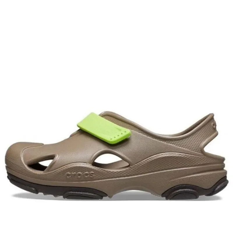 (PS) Crocs All Terrain Fisherman Sandals 'Beige Green' 208351-260 sold by KicksCrew