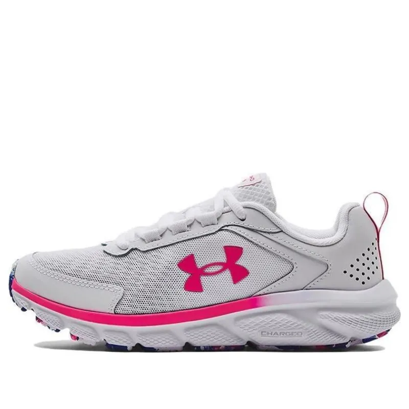 (WMNS) Under Armour Charged Assert 9 Marble 'White Victory Blue' 3024853-103 sold by KicksCrew
