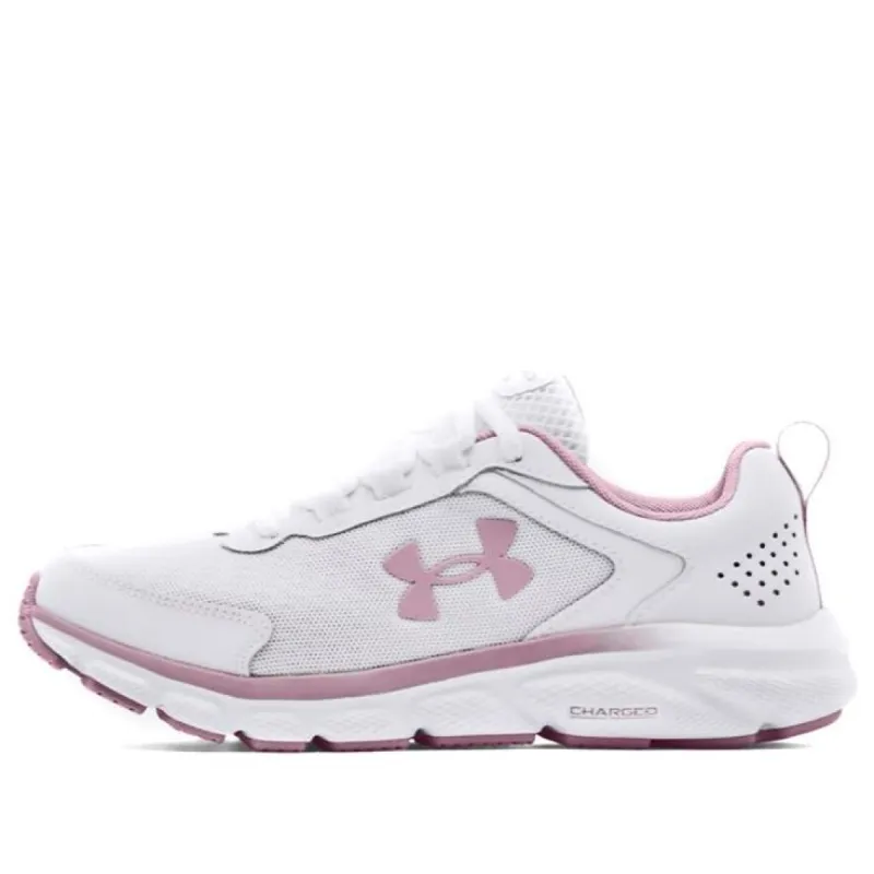 (WMNS) Under Armour Charged Assert 9 Wide 'White Mauve Pink' 3024862-101 sold by KicksCrew