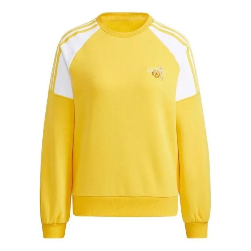 (WMNS) Adidas Neo JAN Sweatshirts 'Yellow' HI4646 sold by KicksCrew