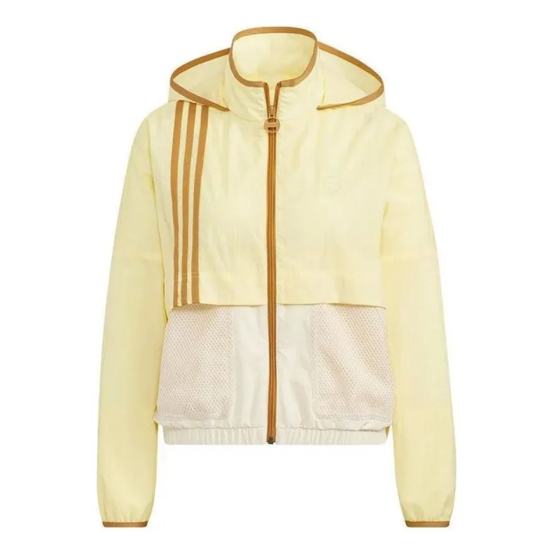 (WMNS) Adidas Neo Util Windbreaker Jackets 'Yellow' HN2329 sold by KicksCrew