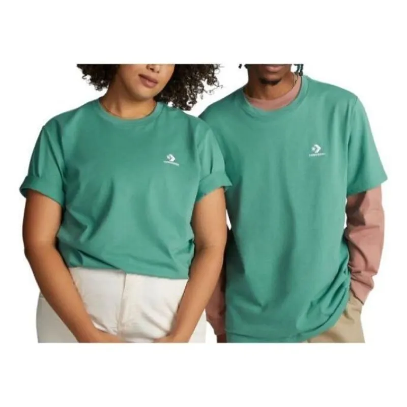 Converse Go-To Embroidered Star Chevron Standard Fit T-Shirt 'Green' 10023876-A11 sold by KicksCrew