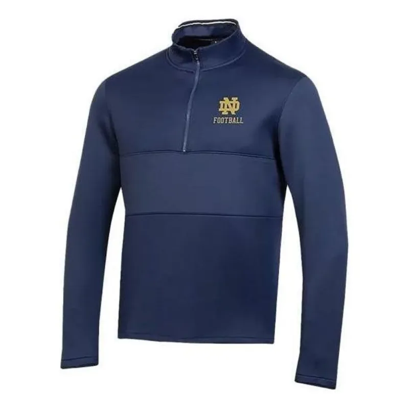 Under Armour University of Notre Dame 1/4 Zip Sweatshirt 'Navy Blue' 5122315-410 sold by KicksCrew