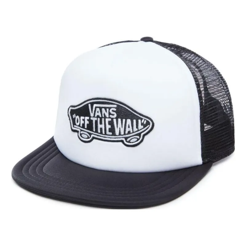 Vans Classic Patch Trucker Cap 'White Black' VN000H2VYB21 sold by KicksCrew
