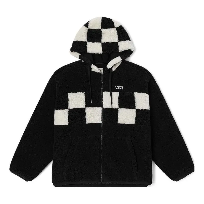 Vans Retro Checkerboard Jacket 'Black White' VN00090ZBLK sold by KicksCrew