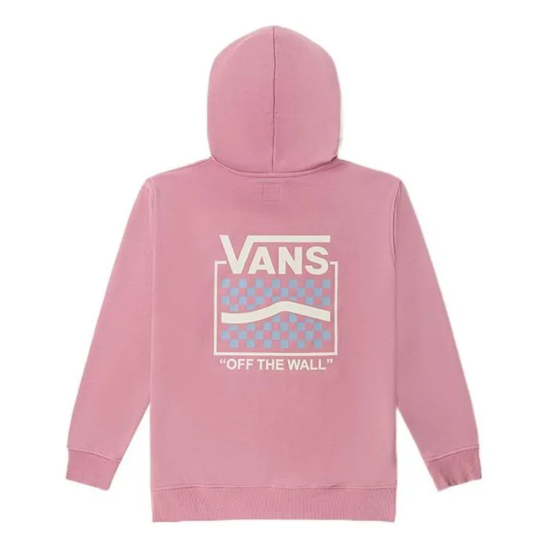 (WMNS) Vans Graphic Hoodies 'Pink White Blue' VN0002BUBD5 sold by KicksCrew