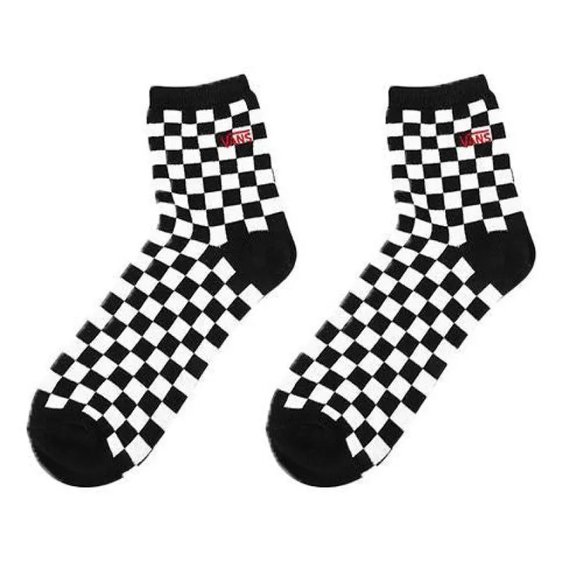 Vans Chechered Socks 'White Black' VN-06JI705 sold by KicksCrew