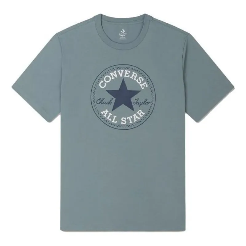 Converse Go-To All Star Patch Logo Standard Fit T-Shirt 'Blue' 10025459-052 sold by KicksCrew