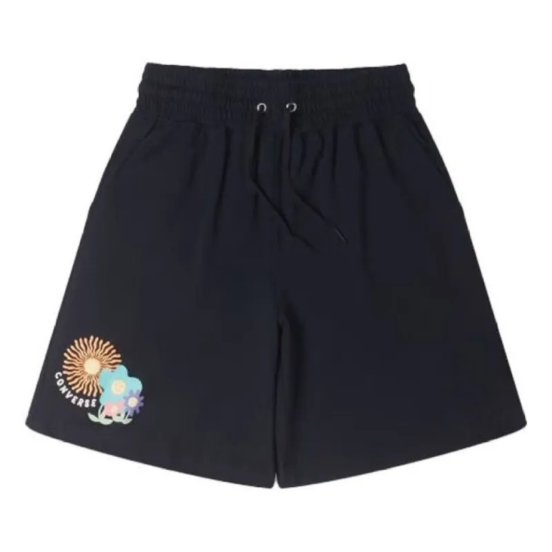 (WMNS) Converse Grow Together Knit Shorts 'Black' 10025446-A02 sold by KicksCrew